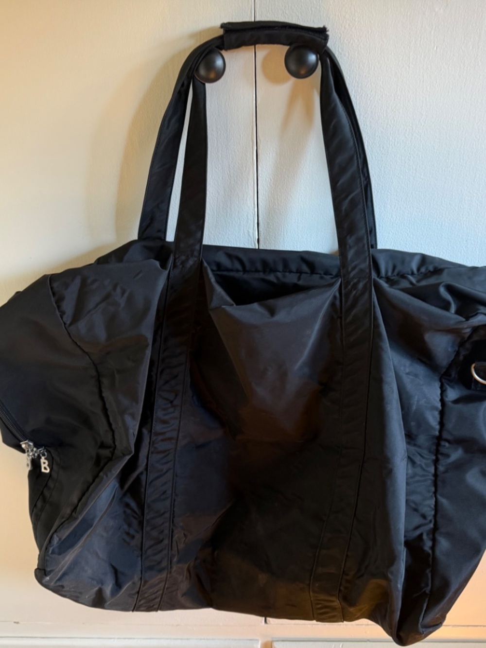 Vintage Bogner Extra Large Nylon Duffel Bag w/Detachable Shoulder Stap